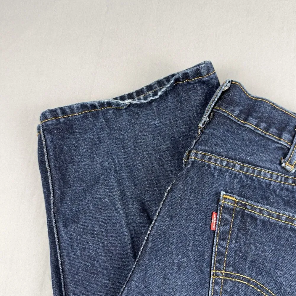 Levi's 505 Jeans Mens 40x30‎ Straight Fit 5-Pocket Cotton Denim Black
